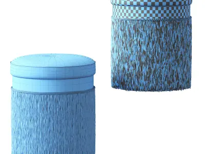 Pouf Isabella 3D model