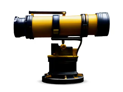 SciFi Telescope HighDetail 3D Model Low-poly 3D model
