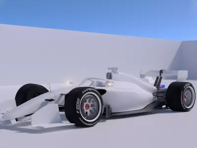 2026 F1 Regulations Base Car 3D model