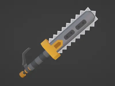 melee weapons lowpolly Low-poly 3D model