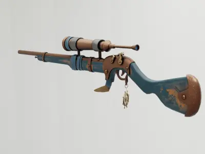 sniper 3D model purchase