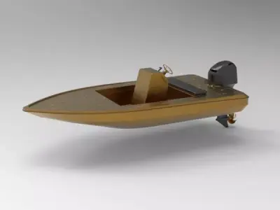boat - 3D model order