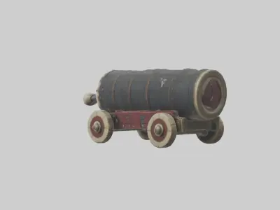 Siegeram Model Low-poly 3D model