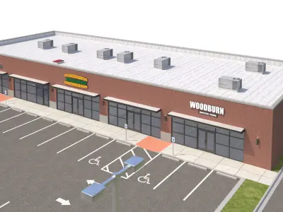 Retail-189 Retail Store 3D model