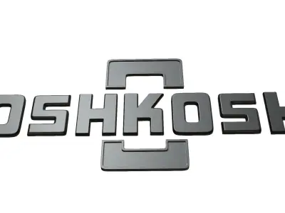 oshkosh logo 3D model