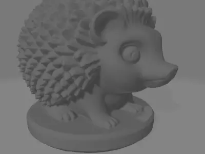 Hedgehog Sculpture  3D model