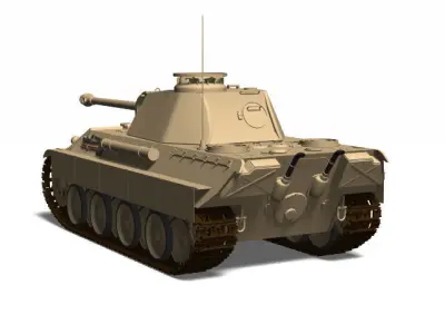 Panzerkampfwagen V Panther G 3D model