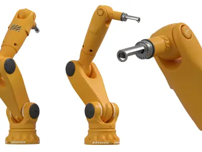 Robot manipulator pbr simple rigged model 3D model purchase