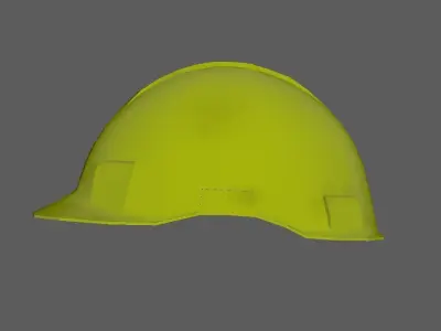 Safety Helmet Low Poly Low-poly 3D model get