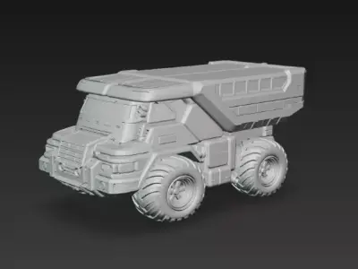 Thunder Loader Rescuezord set Power Rangers 3D print model