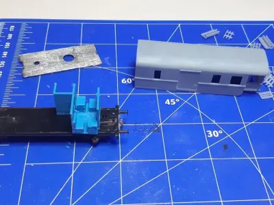 Dnz baggage wagon of MAV - TT scale 3D print model