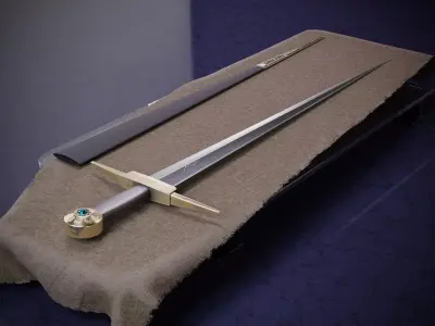 Dovmont Sword Low-poly 3D model