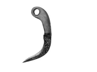 Karambit Traditional Weapon From West Sumatra Indonesia 3D model