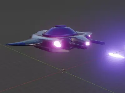 Falcon UFO  Free 3D model
