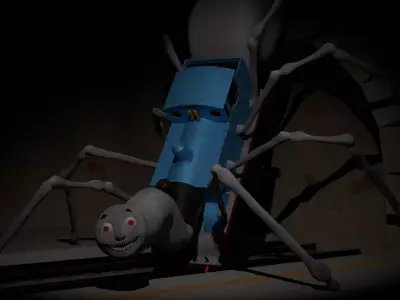 Spider-Thomas Low-poly 3D model
