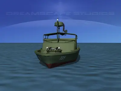 PBR Patrol Boat Riverine 3D model by Dreamscape from CGTrader (Rigged)
