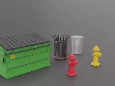 City Props Part 1 3D model