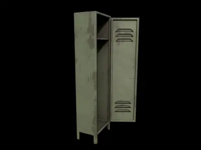 Locker 02 3D model