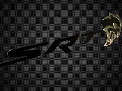 srt logo 3D model by 3dlogoman