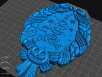 twisted wonderland  TNBC part 2 Christmas badge  Free 3D print model