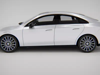 Mercedes-AMG CLA EV 2025 Low-poly 3D model