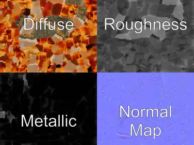 Hermit Crab Detailed Marine Creature model pack Low-poly 3D model