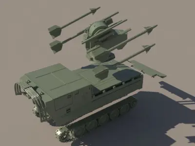 Anti aircraft M730A1 for 3D print 3D print model