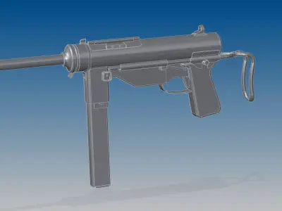 M3A1 Grease gun 3D model