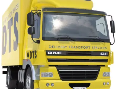 DAF CF85 FA Box 3D model