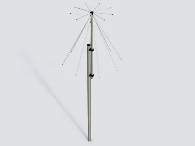 Antenna 01 Low-poly 3D model