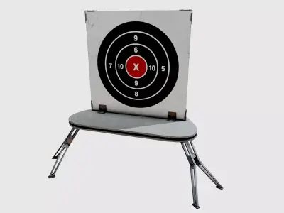 Shooting target Low-poly 3D model purchase