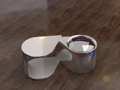 Magnifying glass - lupe 3D model 3D model