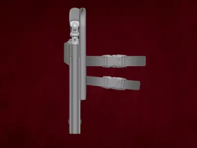 SW 500 Magnum STL Files for Action Figures 3D print model