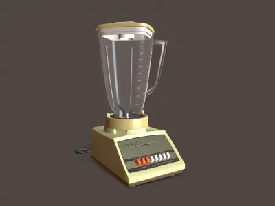 Vintage Blender Low-poly 3D model