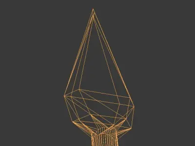 Arrow - 3 fletch Free low-poly 3D model