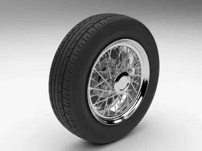 Classic Wheel 3D model