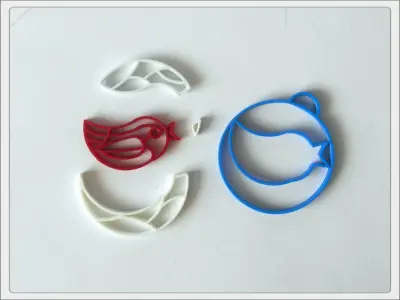 Christmas bird Free 3D print model
