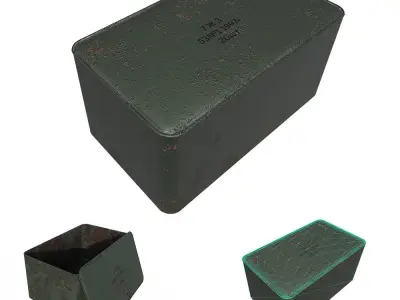 Kit Box Rgd 5  Low-poly 3D model