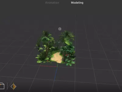 Low poly jungle  Texture