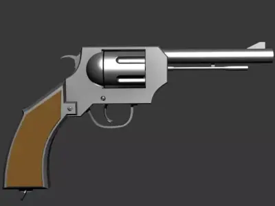 Generic Revolver Free 3D model