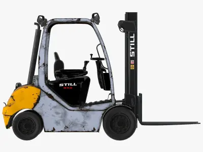 Forklift Still Rx 3D model