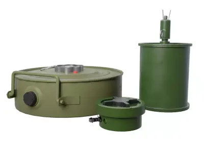Landmines Low Poly 3d Model Low-poly 3D model