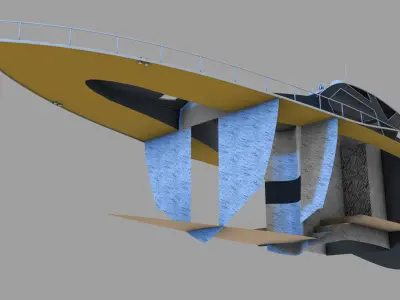 NELOUVAR Boat M2324 Free 3D model