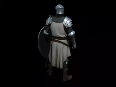 Templar Knights Holy War 3D model purchase