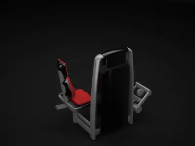 Rotary Calf Machine 3D model