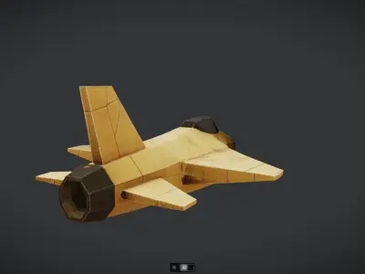 Spacecraft Jet aircraft plane 3dmodel 18 3D model