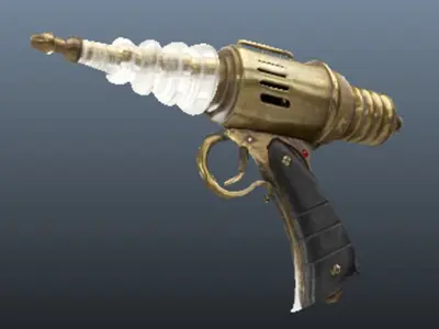 lazer gun Low-poly 3D model