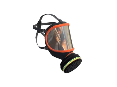 Realistic Gas Mask 3D Model Protective Gear Low-poly 3D model