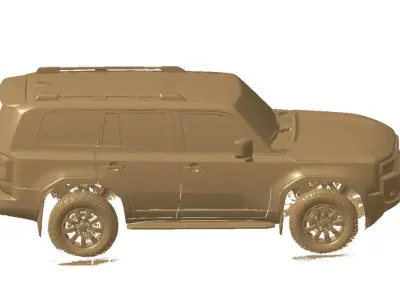 Toyota Land cruiser 250 Exterior 3d scan data 3D model 3D model