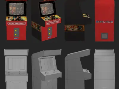 Arcade Metal Slug Damage Low-poly 3D model